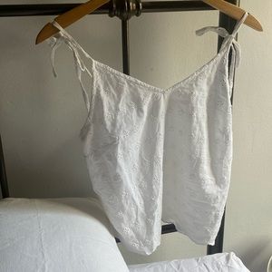 Top Shop floral spaghetti strap summer crop top